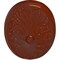 Ekena Millwork Madrid Ceiling Medallion, Hand-Painted Firebrick, 24 3/4"W x 12 1/2"H x 1 3/4"P CM24X12MAFIF - alternate 2